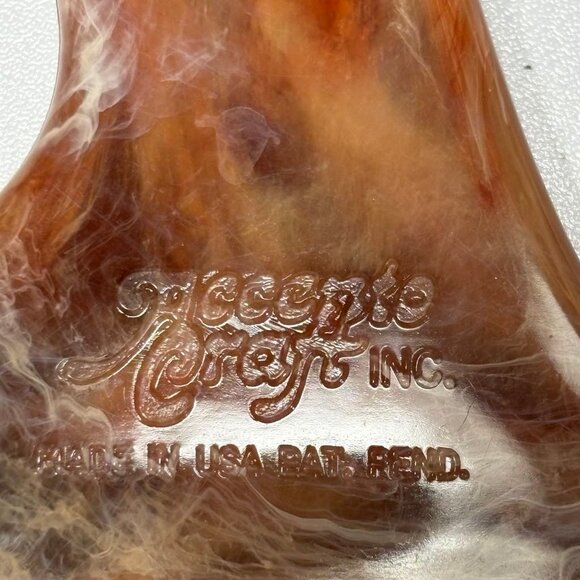 VINTAGE Purse Macrame Boho Style Lucite Handles - Picture 11 of 11